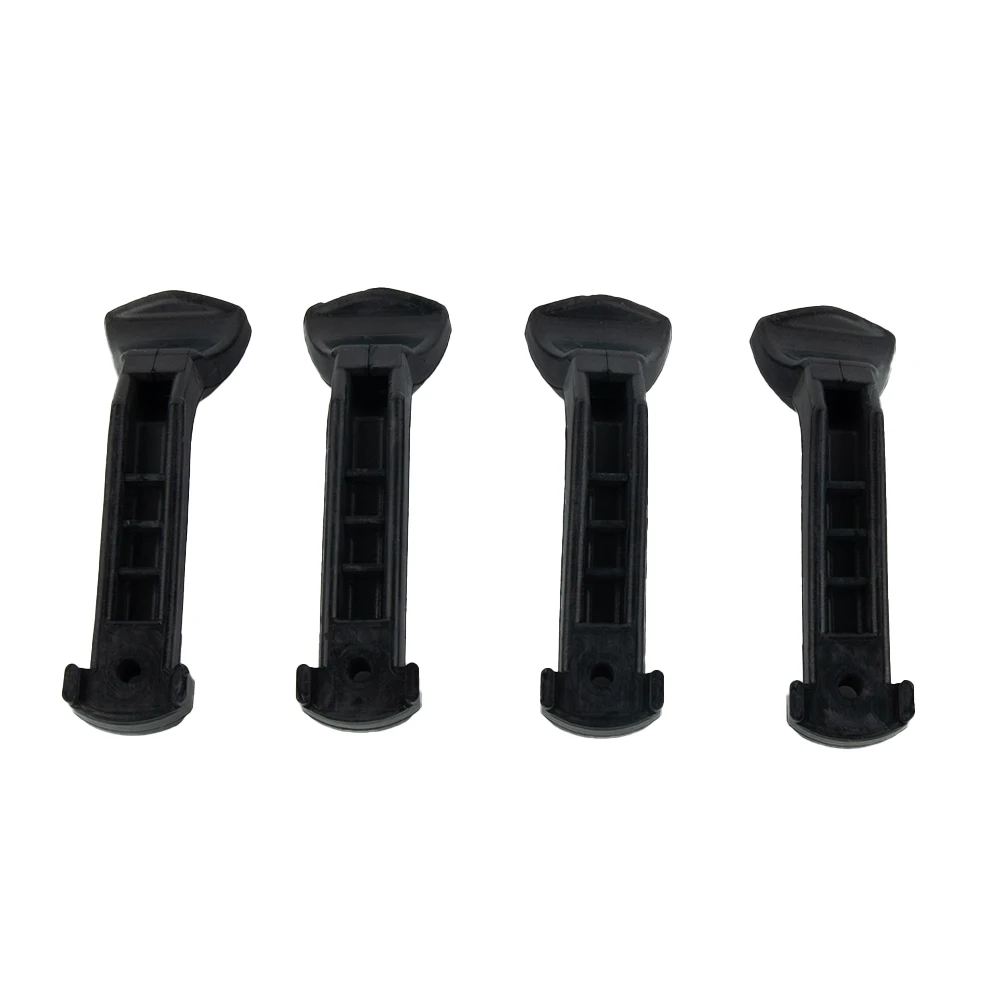 

4 Sets Panel Latch Black Hasp Non-conductive Repair Parts T-handle Draw Latches Interior Parts Easy Installation