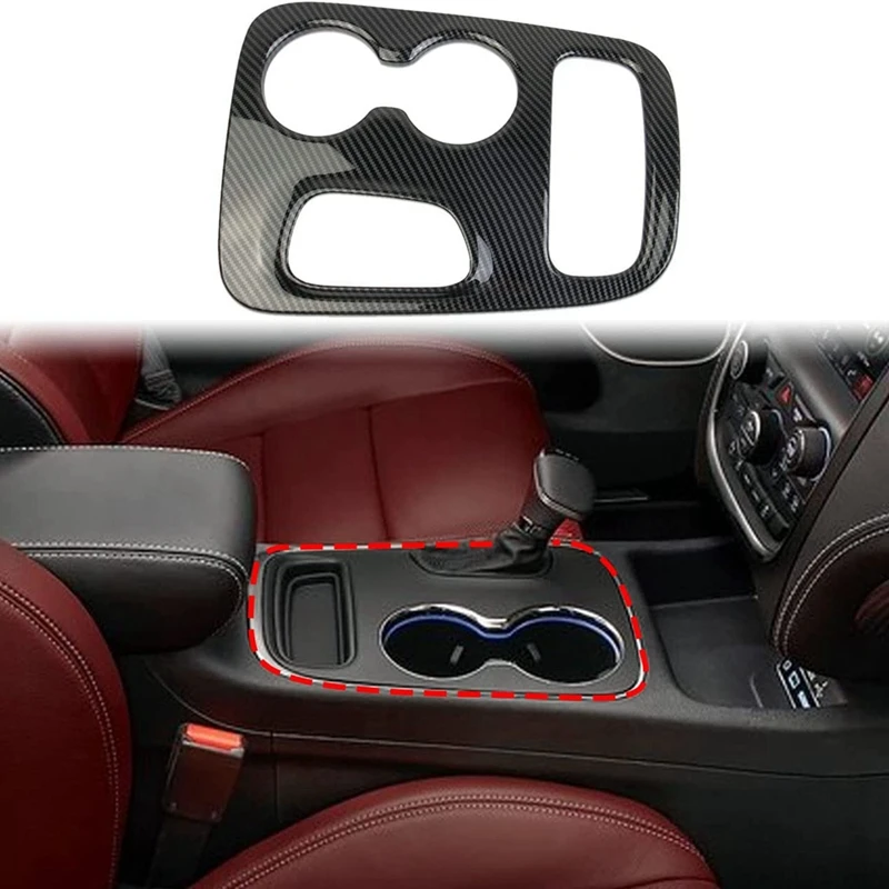 

Аксессуары для панели центрального переключения передач Dodge Durango 2018 2019 2020 ABS углеродное волокно