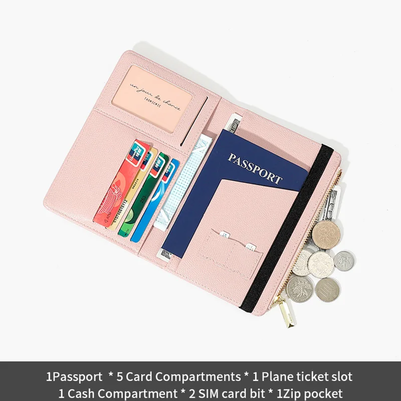 Simple Anti-theft Brush Passport Wallet Women Small Purse Short  PU Leather Brand Card Holders Wallets Ladies Coin Purse Female