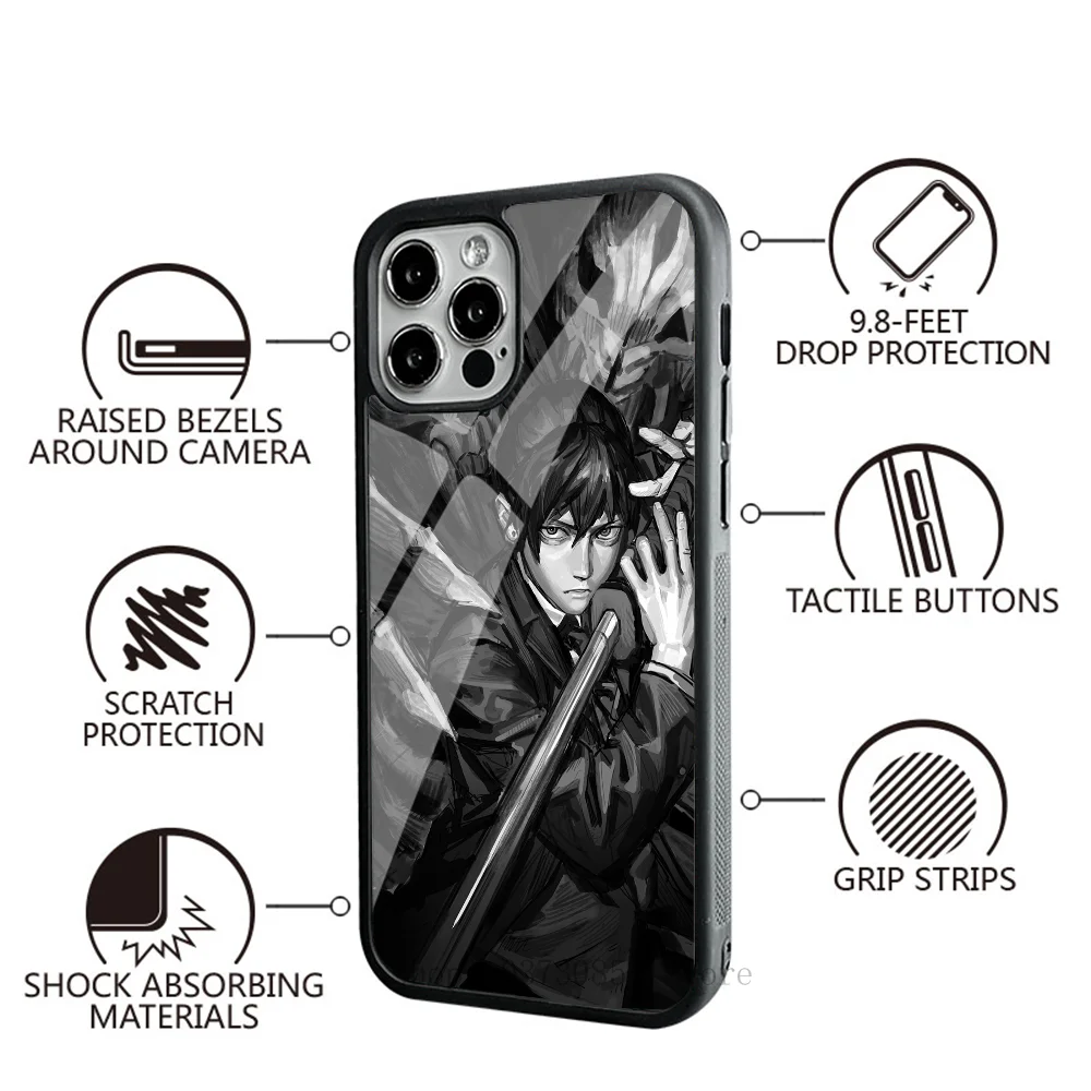 Чехол для телефона с изображением аниме бензопилы хаякава Аки Сильный магнитный