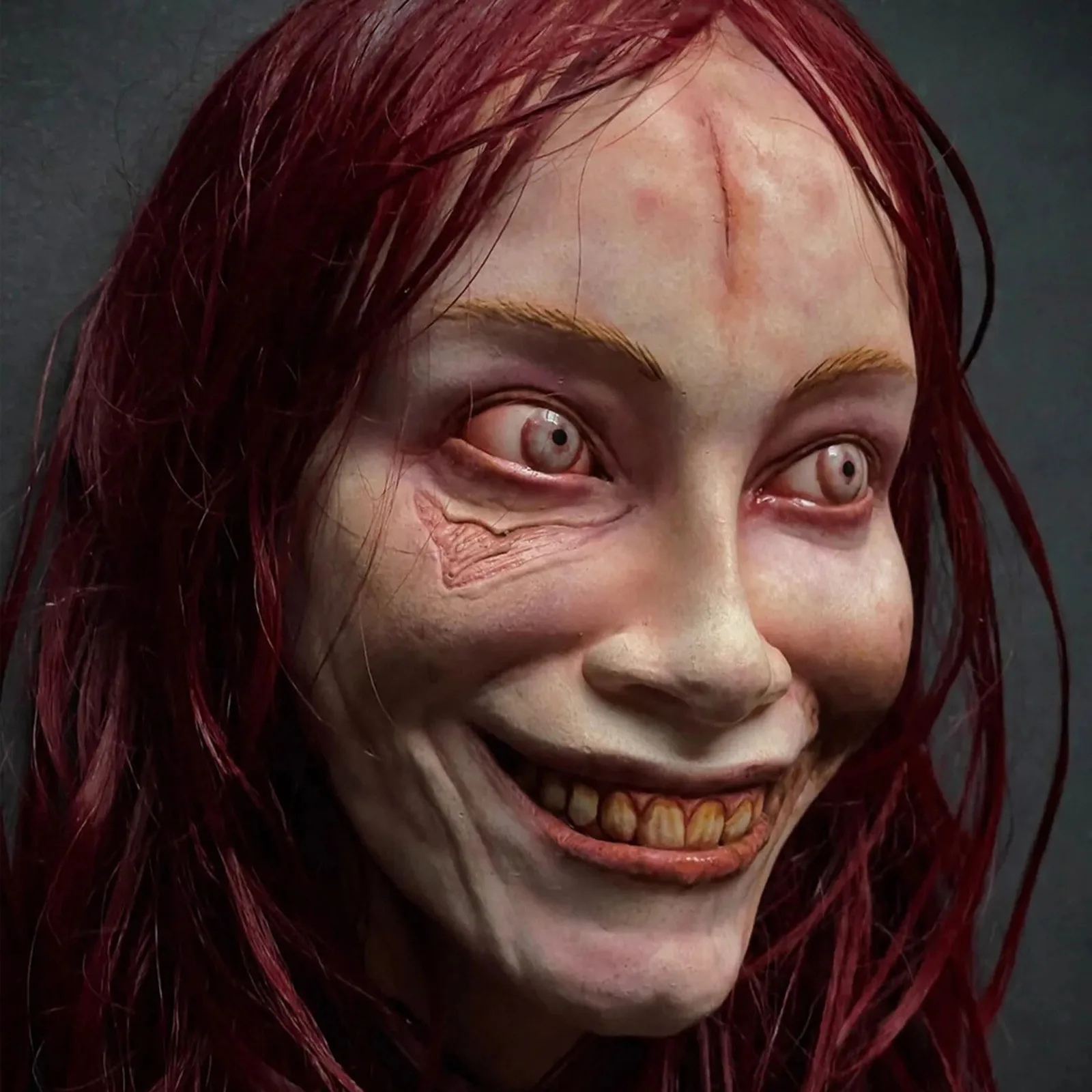 Ужасная Маска Демона С Гримаксующей Подъемом Аксессуар Для Костюма Хэллоуина