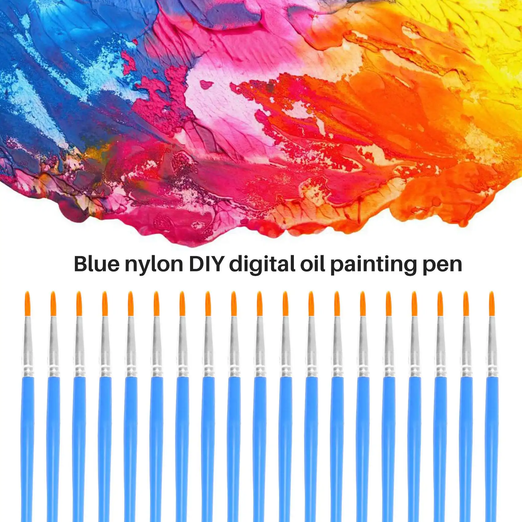 

100 шт./набор, нейлоновые кисти для рисования акварелью