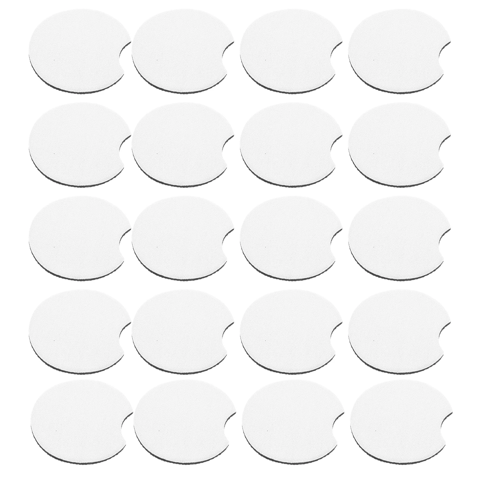 

Подставки для живописи «сделай сам», автомобильные пустые черные переносные коврики из неопрена с сублимационной чашкой, 50 шт.