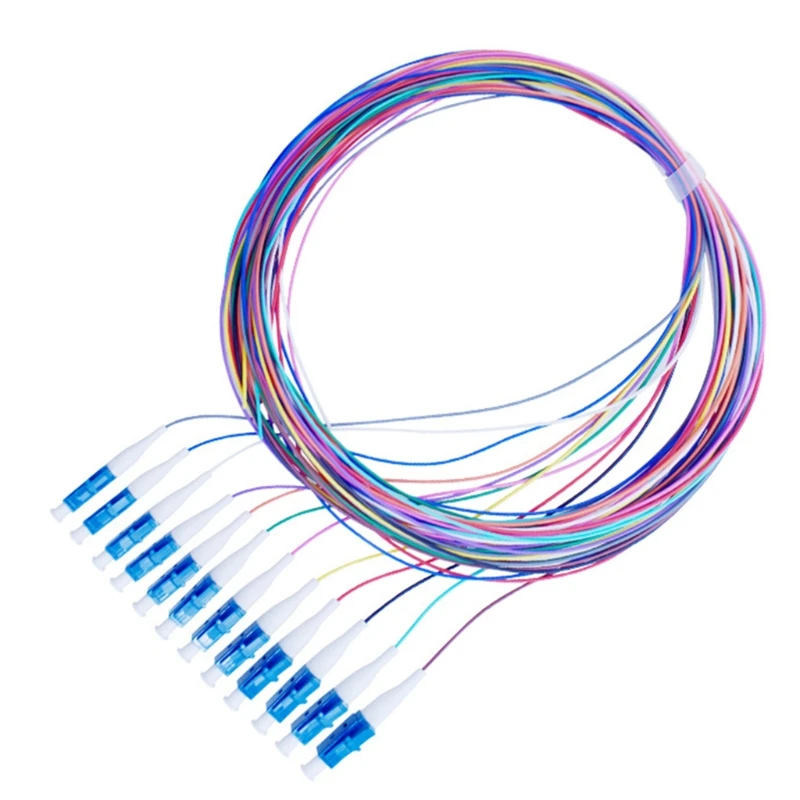 

SC Fiber PLC Splitter Single/Multi Mode SM Pigtails 12 Colored 0.9mm Cable