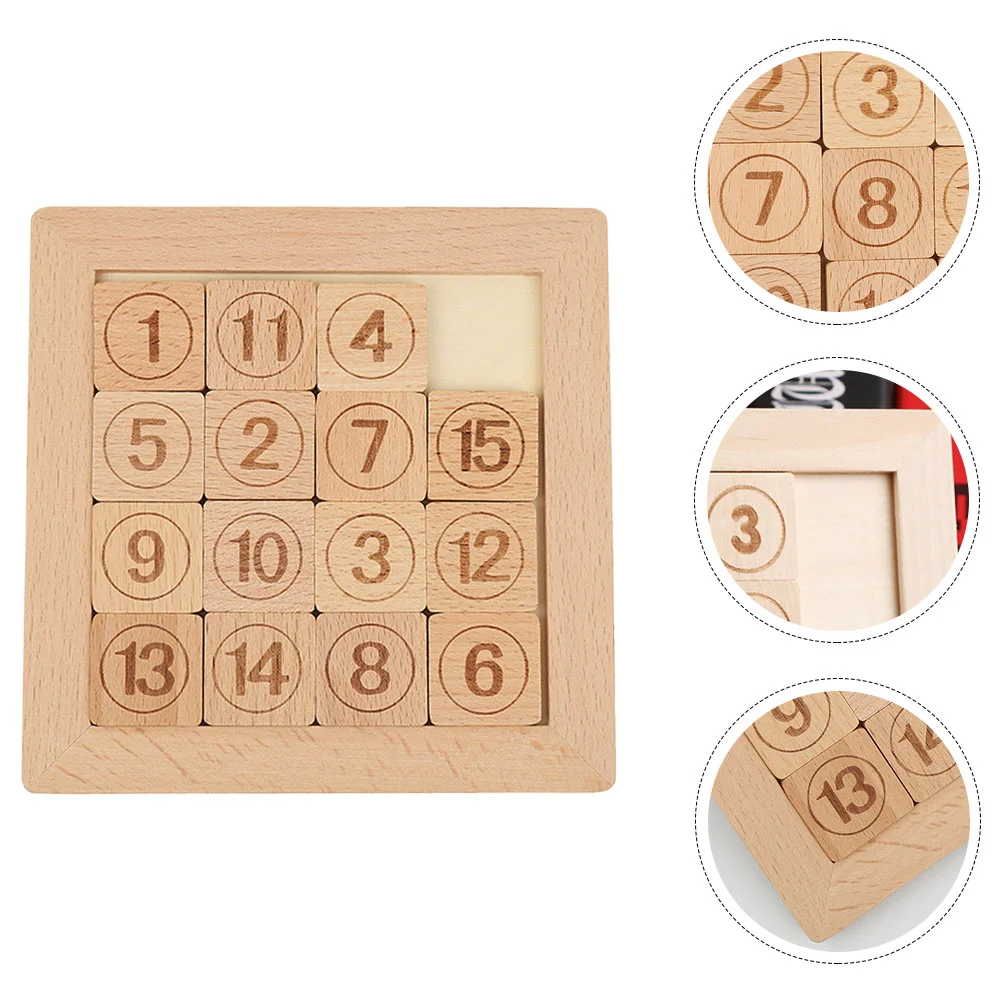

Цифровая дорожная игрушка для мозга, деревянная настольная головоломка с цифрами, математические формы, Детский пазл
