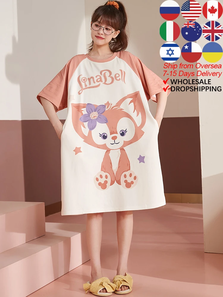 

ROTEVA летние модные однотонные синие ночные рубашки для женщин 100% хлопок отдых атласные мягкие ночные рубашки винтажные Atoff домашняя ночная р...