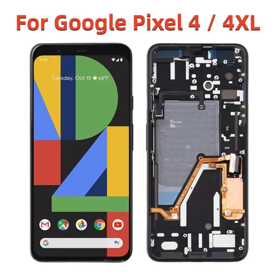 Original Pixel 4XL LCD For Google Pixel 4 LCD Display Screen With Frame Pixel 4 5.7