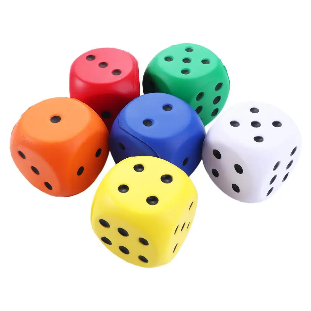 

Educational Cognitive Big Dice Soft Finger Training Squeeze Elastic Toys Point Dice Anti Stress Pressure Relief Sponge Dice