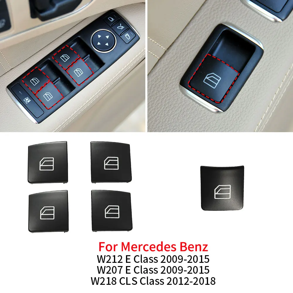 Кнопка переключателя стеклоподъемника для Mercedes W212 W207 W218 крышка аксессуары Benz E CLS
