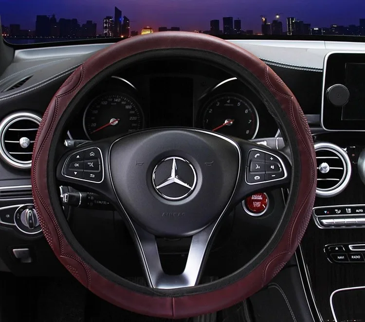 

Microfiber Leather Car Steering wheel Cover