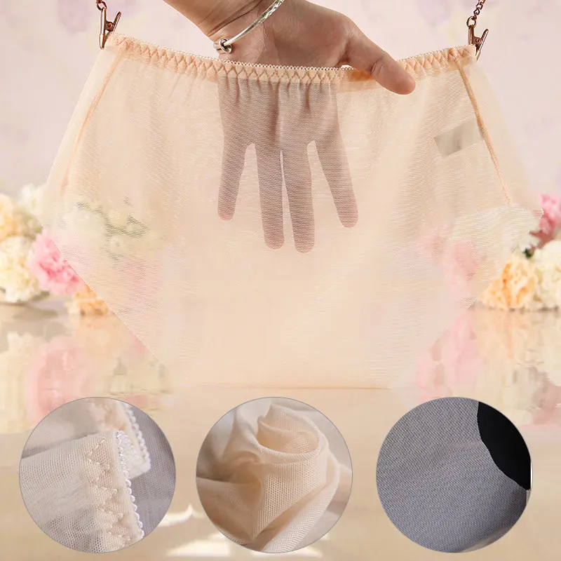 

Сексуальное нижнее белье, прозрачные шорты, женские тонкие сетчатые бесшовные трусики, Женская дышащая одежда для девочек, трусики