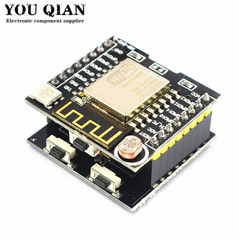 ESP8266 ESP-12F серийный Wi-Fi модуль мини макетная плата для Arduino Nodemcu CH340 Micro USB модуль для Arduino Witty Cloud