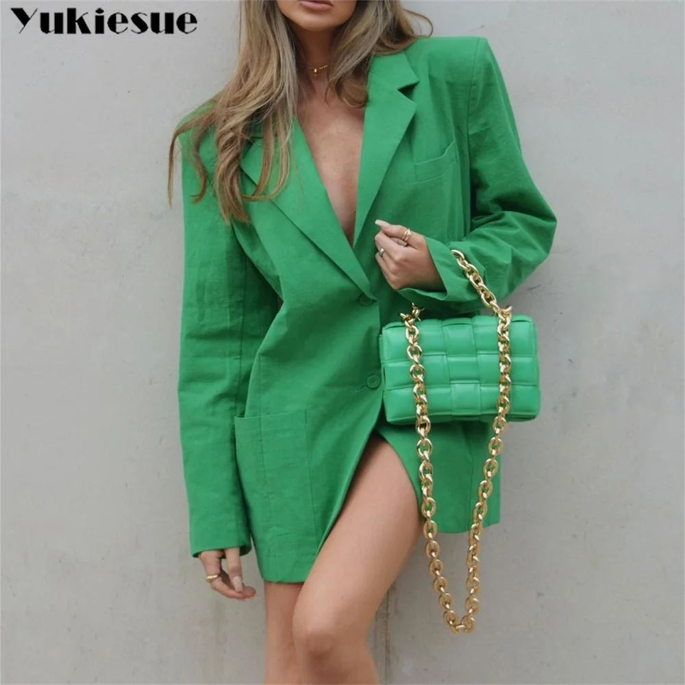

Elegant Blazer for Women Soild Button Up Long Sleeves Autumn Winter Christmas Classy Office Lady Work Wear Fashion Slim Suit