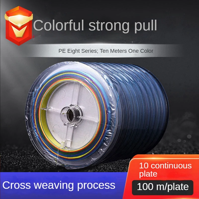 

Kenardo 10Piece 8Strands Pe Braided Fishing Wire Multifilament Super Strong Fishing Line