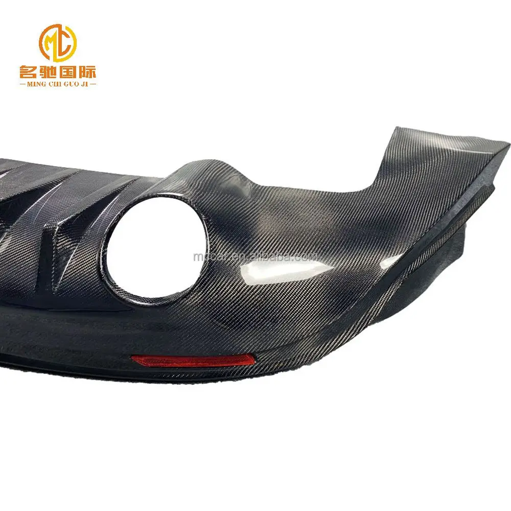 Автомобильный бампер из углеродного волокна диффузор для Infiniti FX35 FX37 QX70 задний