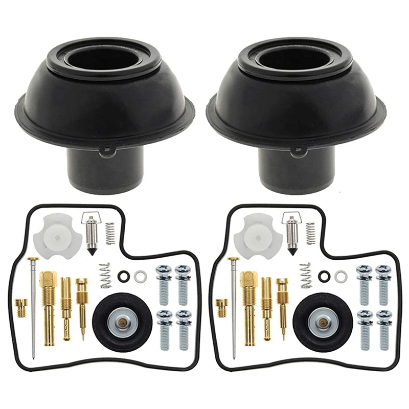 

8X Repair Kit Carburetor Diaphragm Plunger With Needle For Honda Steed Shadow VLX 400