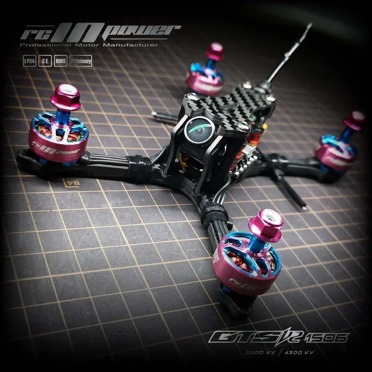 Фото RCINPOWER GTS V2 1506 Бесщеточный двигатель 4300KV 4S 3000KV 6S LIPO №4
