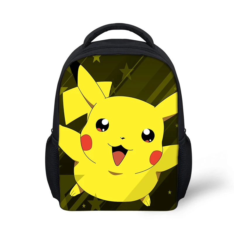 HALYUNASC Cartoon Kindergarten Backpack Pikaqiu-Detective Pattern Students School Bag Hot Game Boys Mochila Mini Book Bag