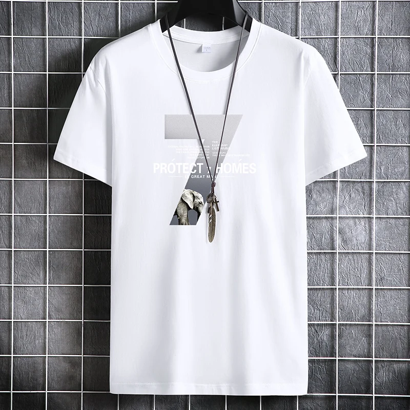 

Футболка мужская хлопковая, модная удобная рубашка, лето 2022