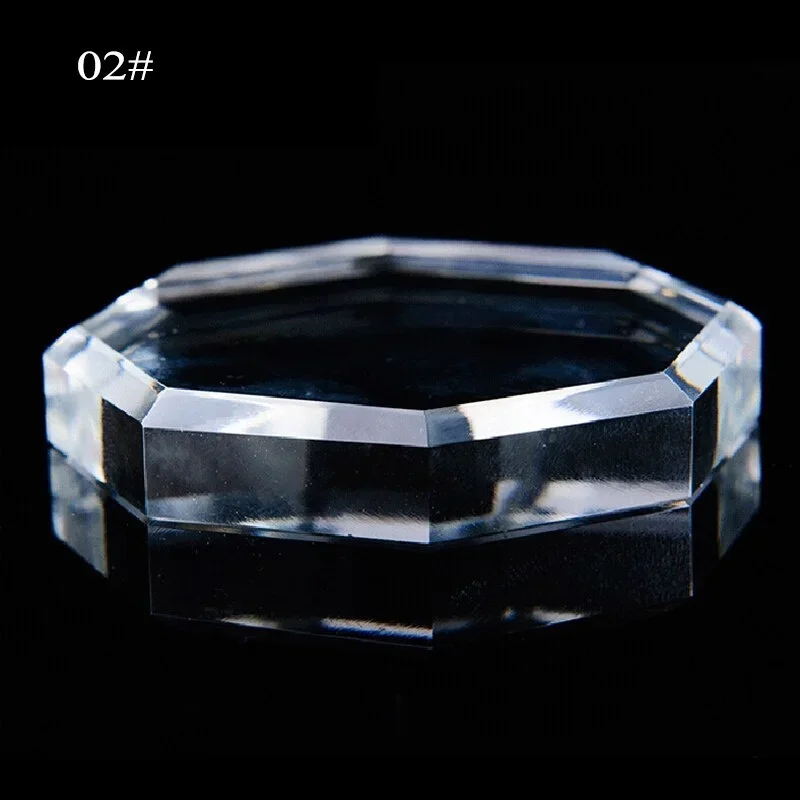 Клейкий поддон 2 в 1 для наращивания ресниц стеклянный держатель клея