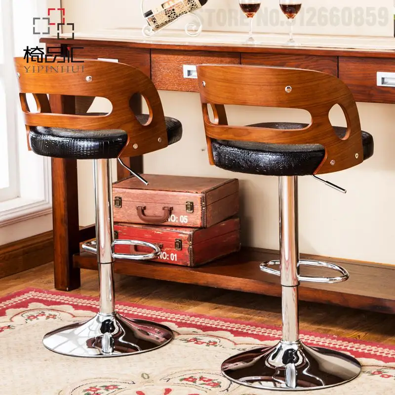 Chair product collection solid wood bar stools modern minimalist high household lift chairs tables and front d |