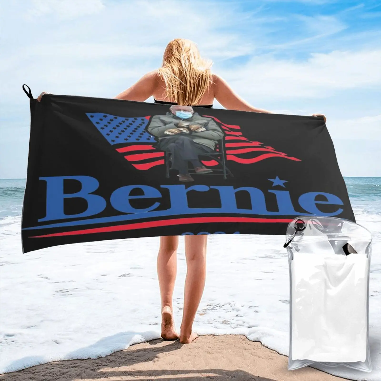 

Bernie Sanders 2024 Election Meme Us Beach Towel Bath Bath Towels Bath Towels Beach Blanket For Bath And Sauna Bathrobe Female