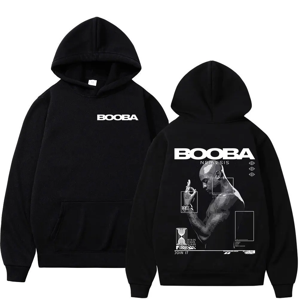 Фото Франция рэпер Booba Nero Nemesis толстовки мужская одежда ретро мода хип-хоп толстовки с капюшоном с длинными рукавами пуловер большого размера №1