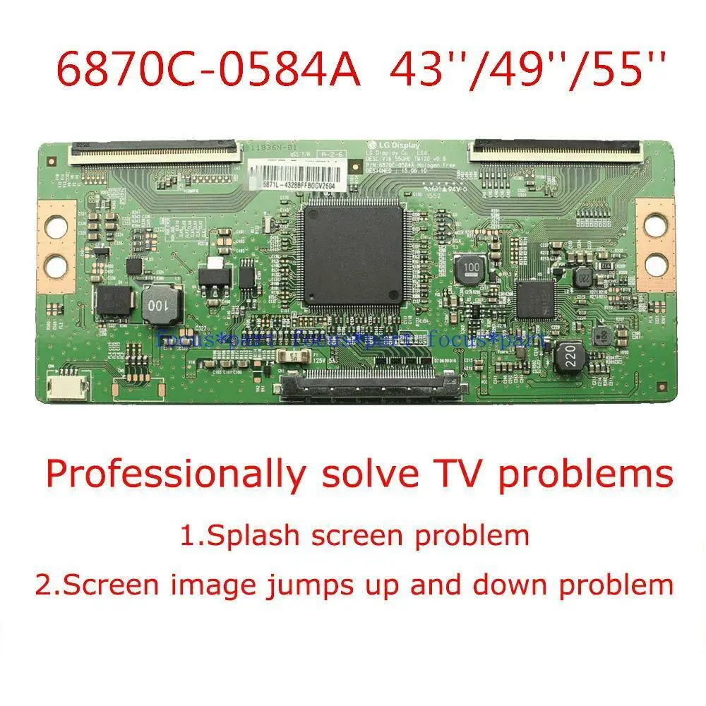 

Оригинальная логическая плата T-Con LG 6870C-0584A 6870C-0584B для LG светодиодный TV 43 "49" 55"