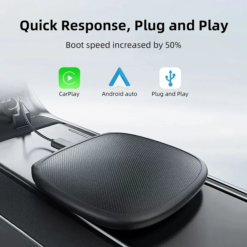 CarPlay AI Box Android 13.0 Auto Беспроводной адаптер для автомобиля Встроенный проводной VW