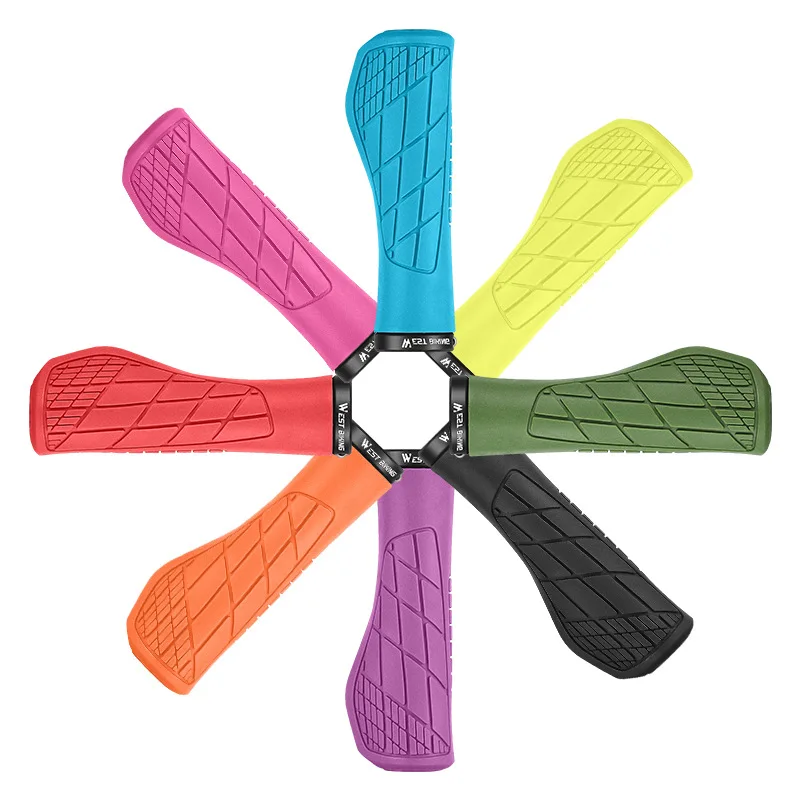 

Non-slip Silicone Handlebar Cover Integral Seal Design Bicycle Grips