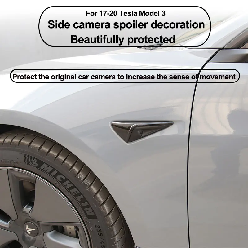 2 шт./компл. Новая серия боковых камер из углеродного волокна Abs Защитная крышка