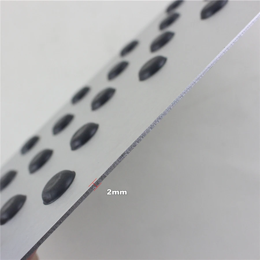 Автомобильный нескользящий коврик из алюминиевого сплава напольный с педалью