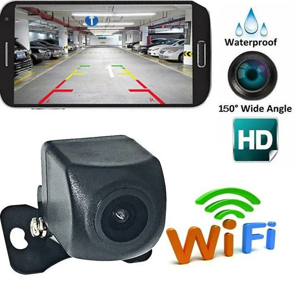 

1080P HD Wifi Car Rear View Reversing Back Up Parking Monitor Camera Kit Night Universal Car Camera Backup Camera