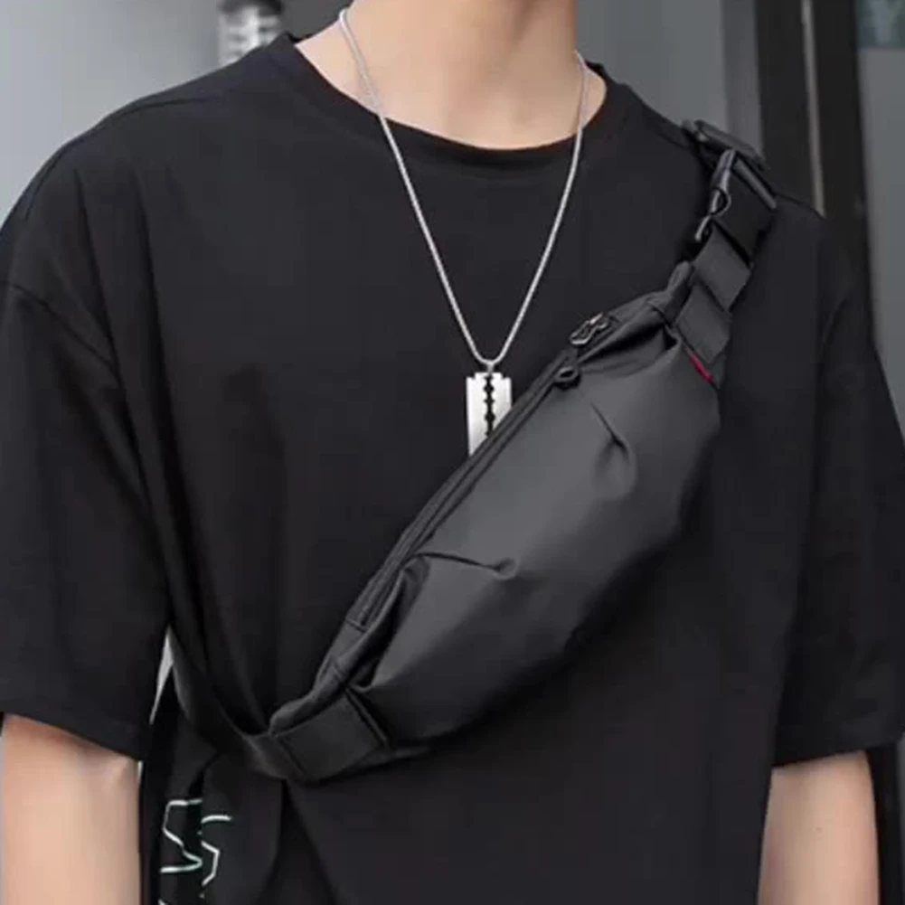 

Men Fashion Multifunction Shoulder Bag Cross Bag Man Belt Pouch Travel Sling Bag Waist Pack Messenger Pack Chest Bags For Male