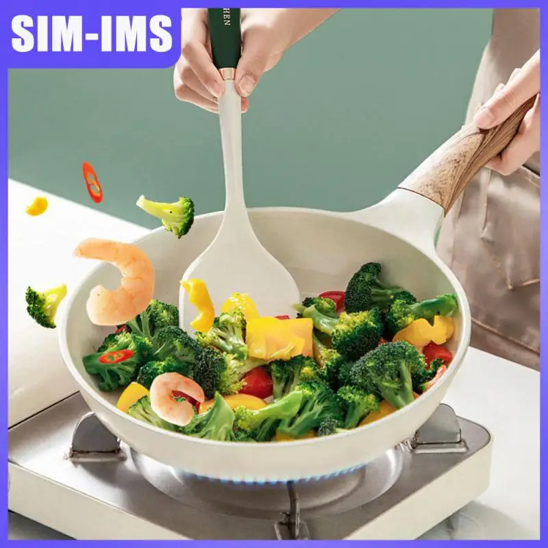 

Silicone Oil Brush Non-stick Cookware High Temperature Resistance Kitchenware Set Long Stemmed Food Grade Leaky Spoon Spatula