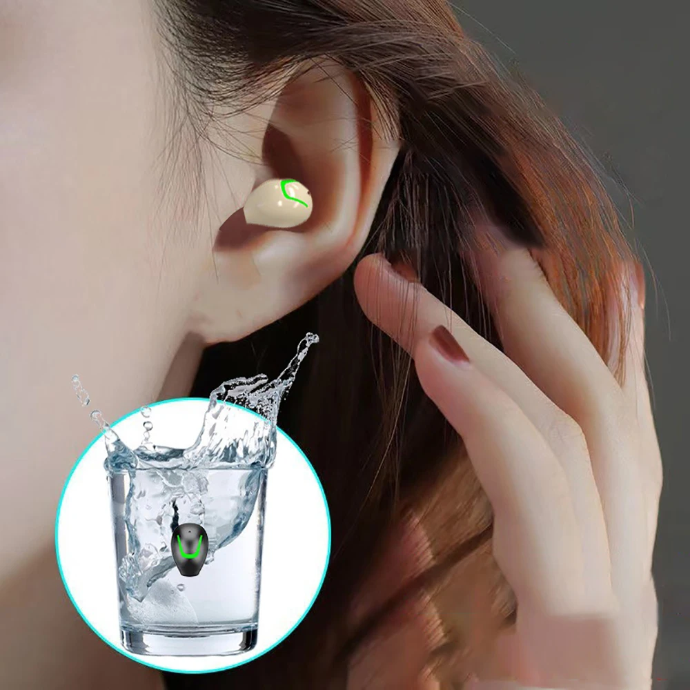 Фото Наушники KEBIDUMEI In-ear Bluetooth 5.3, миниатюрные невидимые беспроводные наушники TWS, HiFi стерео, с шумоподавлением. №2