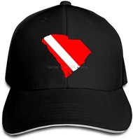 mens and womens classic south carolina state peak cap cotton sun hat for unisex