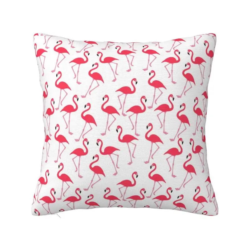 

Nordic Style Pink Flamingo Cushion Cover 45x45cm Velvet Throw Pillow Case for Car Square Pillowcase Bedroom Decoration