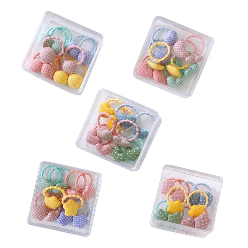 

Plaid/Dots Hair Bands for Toddler Girls Elastic Hair Ropes Cute Hair Ties Rubber Bands Children Girl Hair DropShipping
