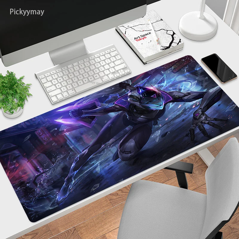 

Large Jinx Mouse Pad Gaming Accessories Soft Rug Computer Gamer Keyboard Mousepad Company XXL PC Mat Overlock League Of Legends