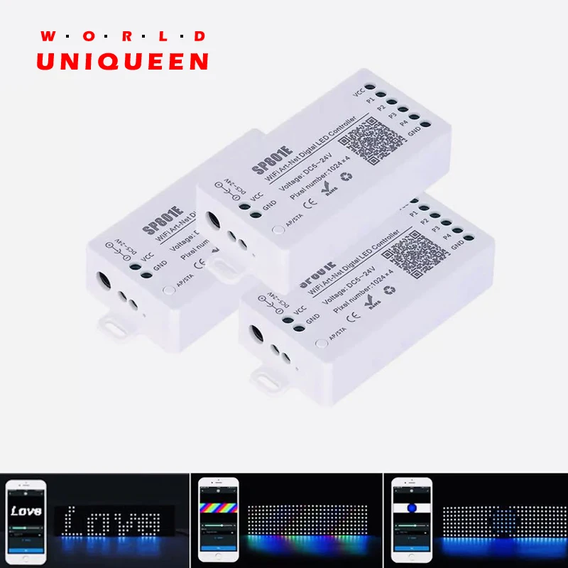 SP801E Контроллер пиксельного освещения для смартфона APP с точками доступа режимом