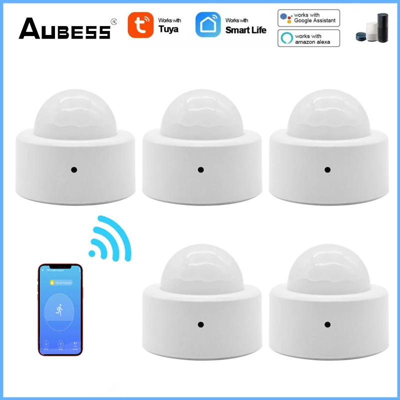 

Tuya ZigBee Human Body Sensor Smart Wireless Security Alarm System PIR Motion Sensor Smart Home For Google Home Amazon Alexa