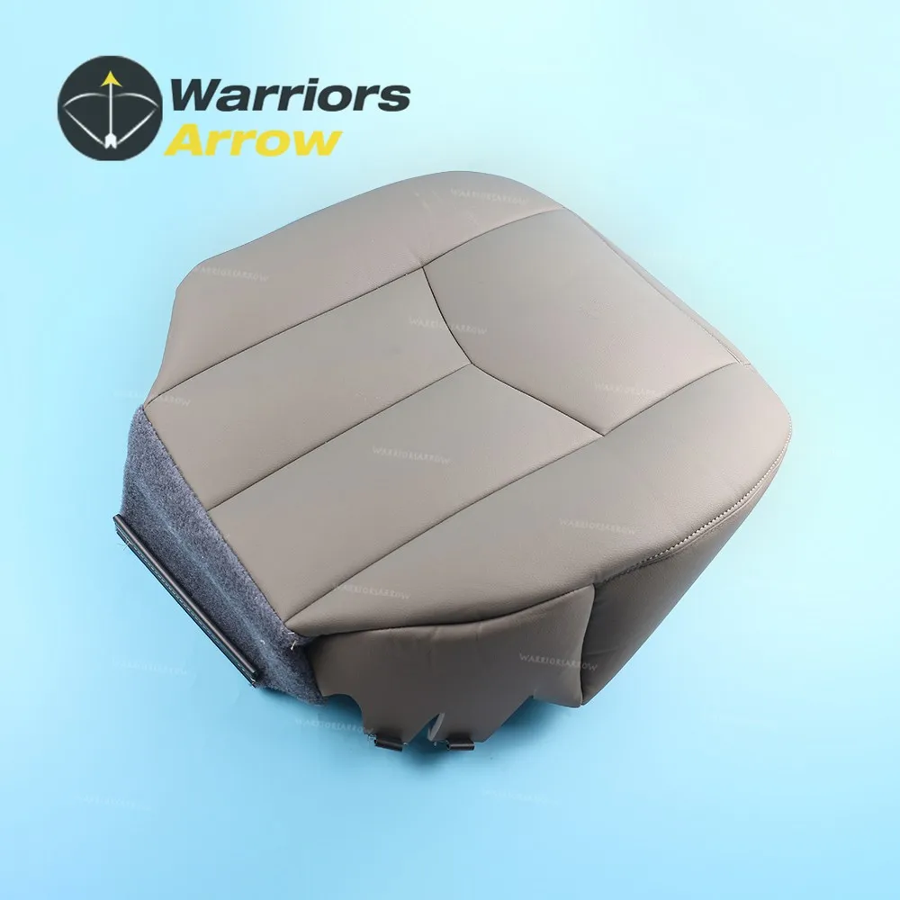 

Front Left Driver Side Bottom Seat Cover Gray 922 Synthetic Leather For Chevy Tahoe Suburban 2003 2004 2005 2006