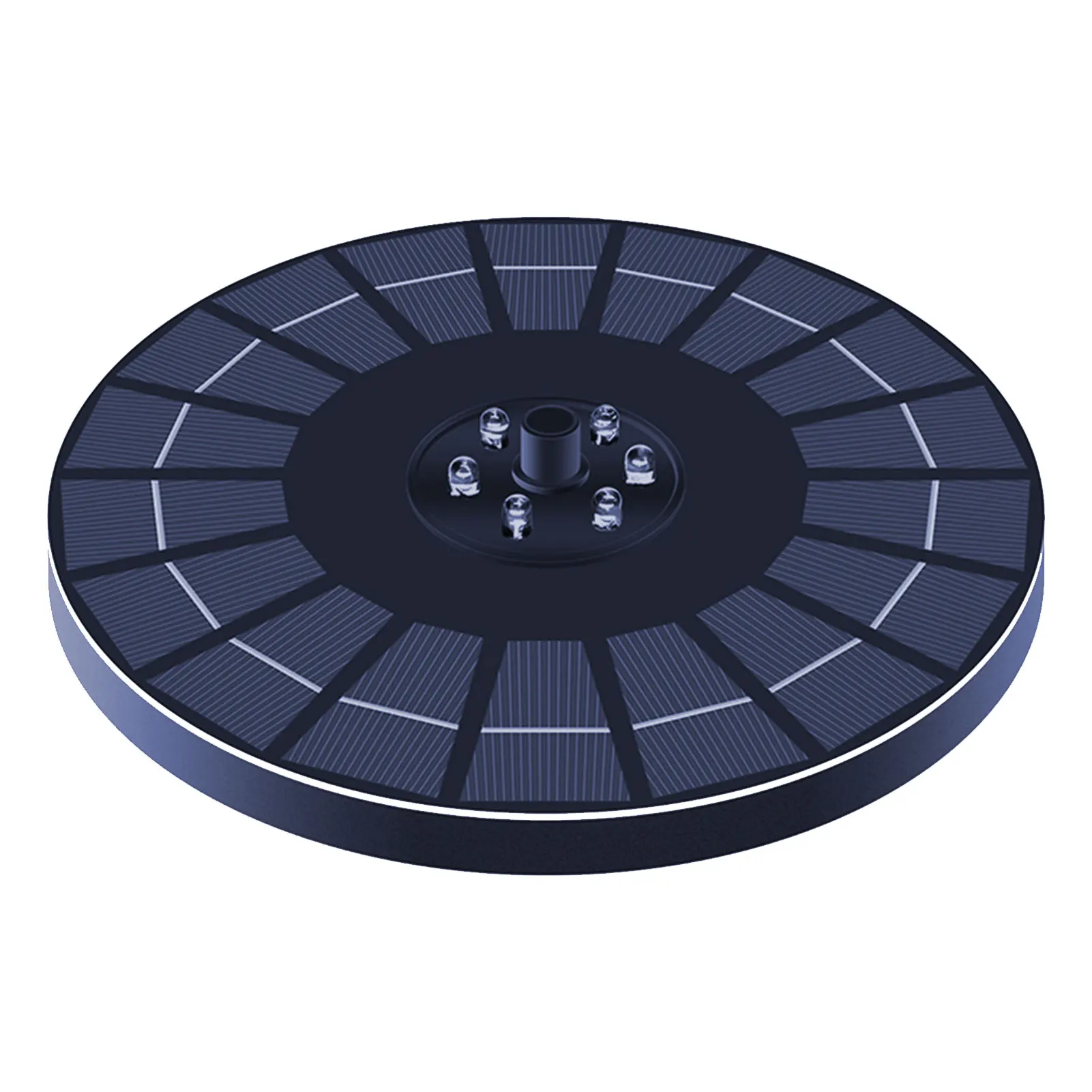 

Солнечный фонтан с насосом, 6 Вт, птица, телефон с вращающимися насадками, яркий 6 светодиодов, нехватка воды