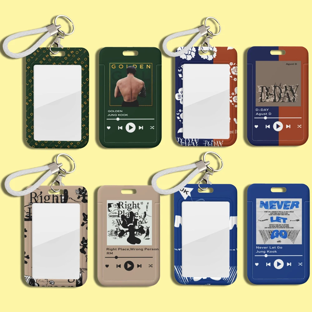 Kpop держатель для фотокарт рукава ID-карта брелок альбом MUSE LAYOVER Golden Agust DAY Jimin Jin Teahyung