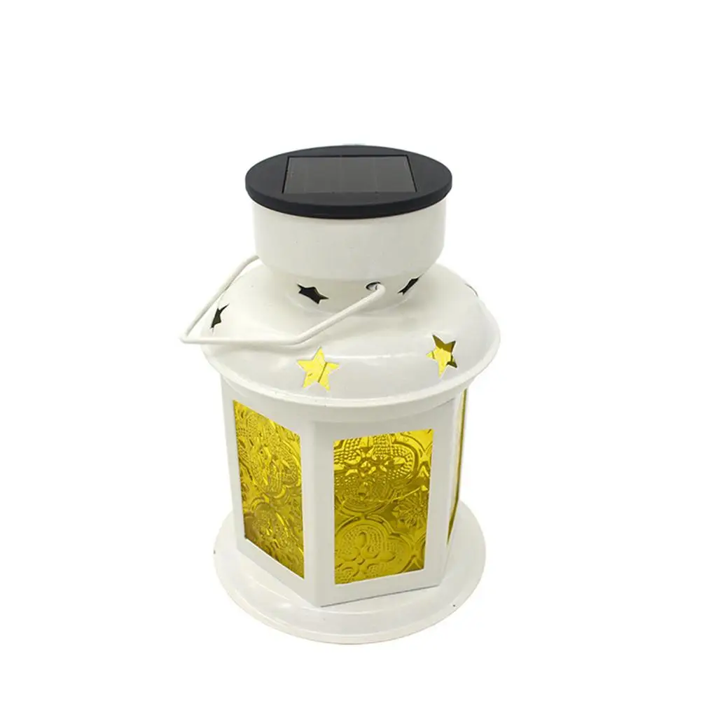 

Led Lantern Lamp Solar Powered Light With Handle Hanging Outdoor Patio Courtyard Garden Decorative Lights Solar Lamp