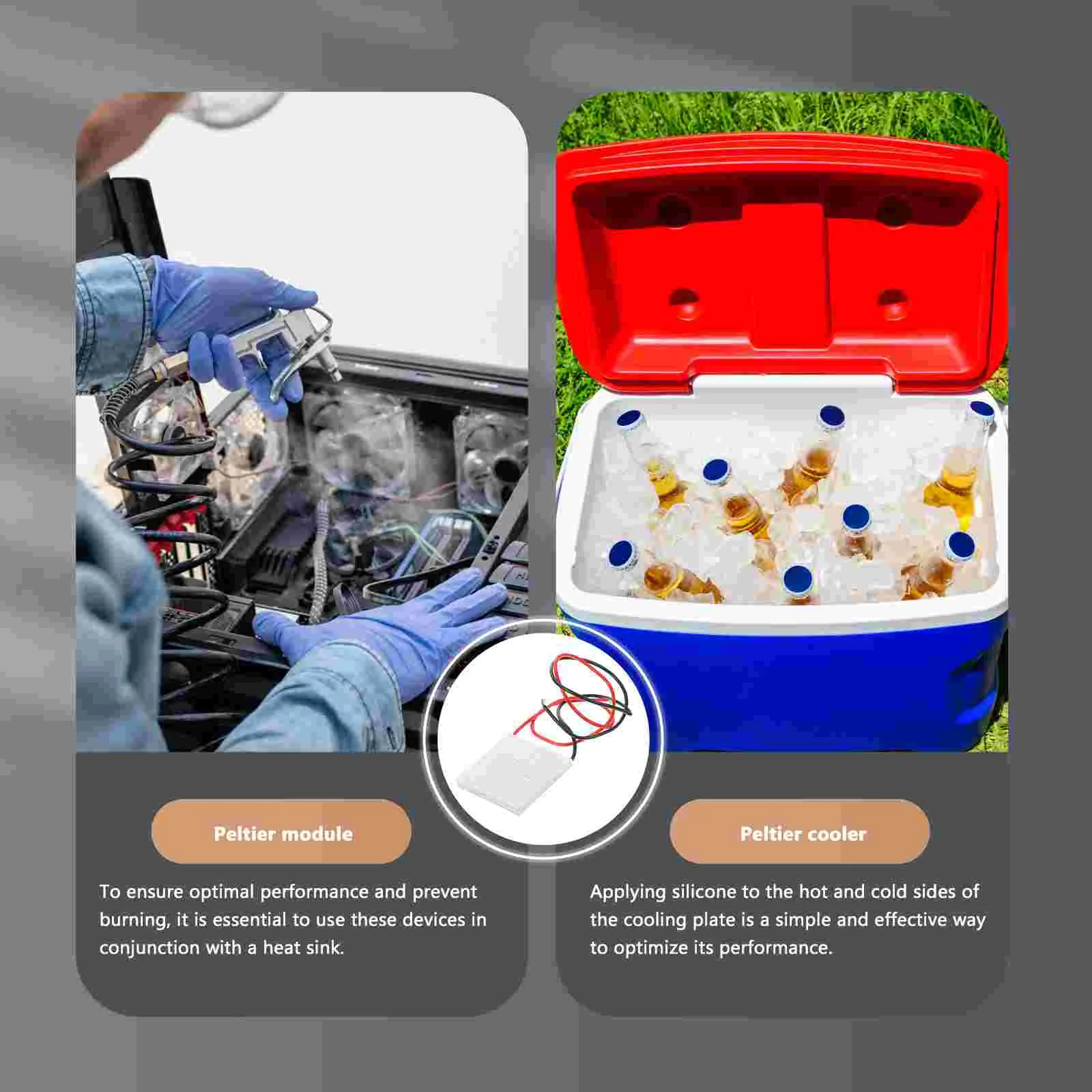 TEC1-12706 Радиатор Многофункциональный термоэлектрический охладитель Холодильник