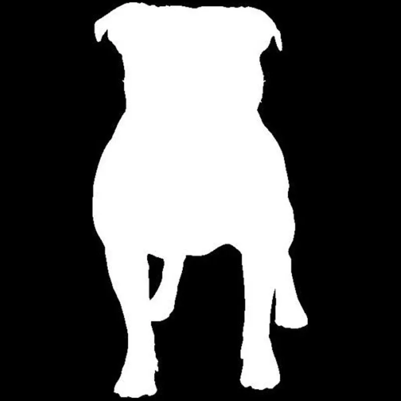 

Стаффордширский бультерьер, собака, милое животное, автомобильная наклейка, мода, украшение для окна из ПВХ, водонепроницаемая наклейка с царапинами