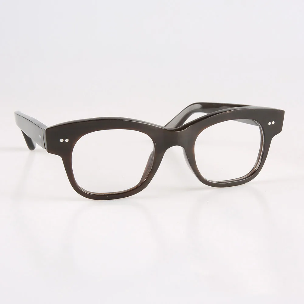 

New Arrivals Genuine Natural Horn Eyewear Handmade Vintage Optical Eyeglass Frames Women Men Myopia Prescription Glasses Frame