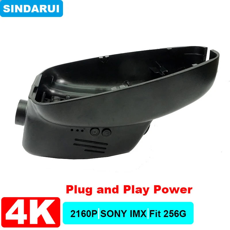 

4K 2160P Plug and Play Car DVR Wifi Dashcam Video Recorder Dual Lens For Land Rover Freelander 2/Discovery 4/XF/X-JL 2012-2015